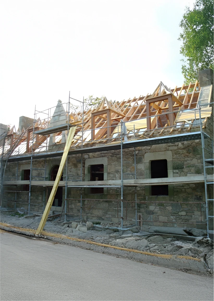 Jaouen Freres Renovation Maison A Morlaix Charpente Et Menuiserie